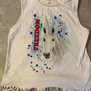 Cute freedom/ 4th of July shirt for girls